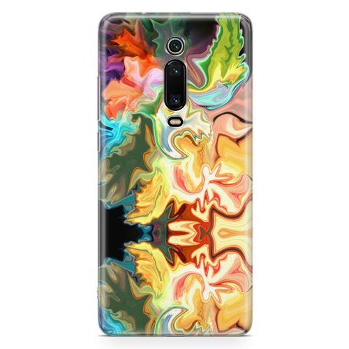 Xiaomi Redmi K20 Pro Kılıf Psikedelik Likit Arka Kapak Koruma Desenli Full Koruyucu