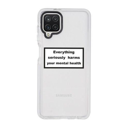 Samsung A12 Everything Desenli Candy Bumper Silikonlu Telefon Kılıfı