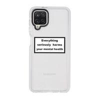 Samsung A12 Everything Desenli Candy Bumper Silikonlu Telefon Kılıfı