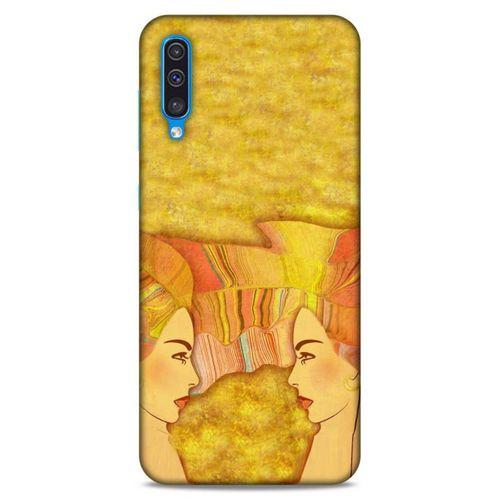Lopard Samsung Galaxy A30s Uyumlu Kılıf Sürreal Yüzler ♀ (16) Kalın Kılıf Desenli