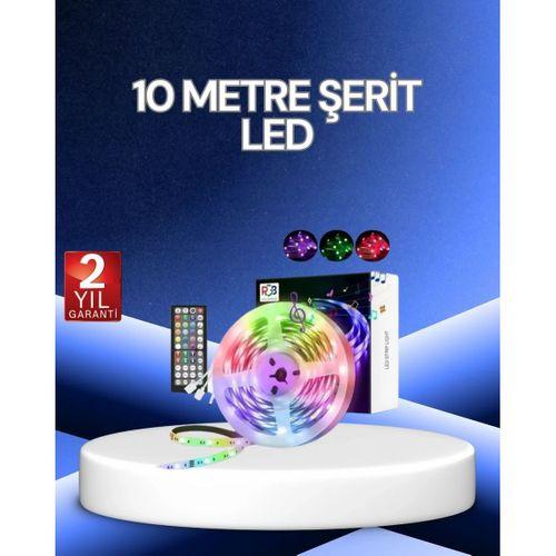 10 Metre Smart Şerit Led Bluetooth Telefon Kontrollü Usb Enerjili