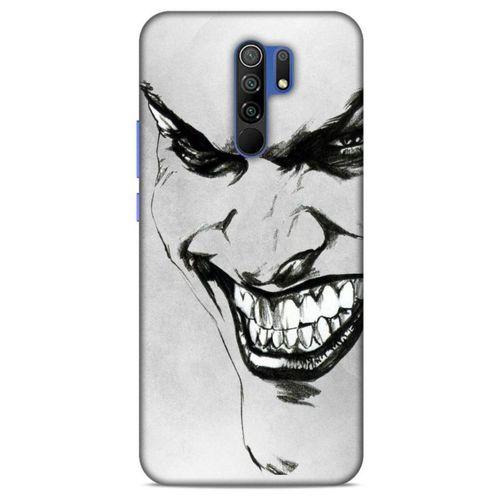 Xiaomi Redmi 9 Uyumlu Kılıf Joker (8) Baskılı Kılıf Beyaz