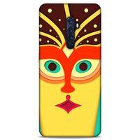 Lopard Oppo Reno 2 Uyumlu Kılıf Soyut Sanat (1) Baskılı Kılıfı