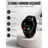 Akıllı Saat Sesli Görüşme Bluetooth Bağlantılı 3 Kordonlu Yeni Nesil