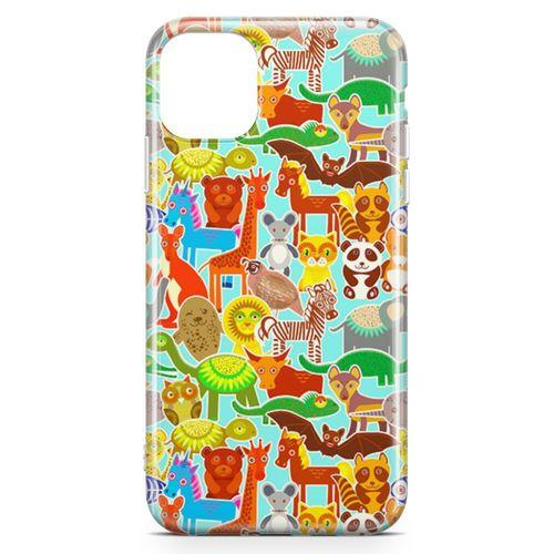Apple iPhone 11 Pro Kılıf Şirin Hayvanlar Arka Kapak Koruma Desenli Full Koruyucu