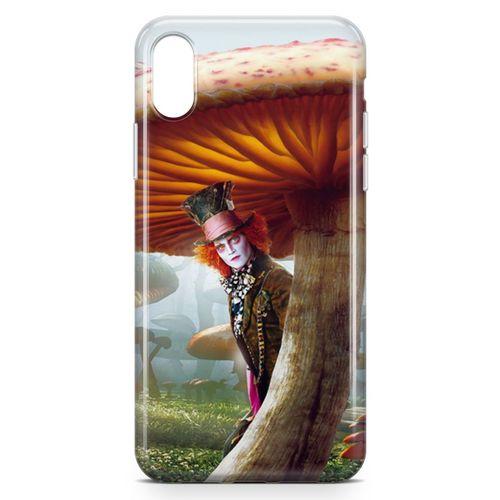 Apple iPhone XS Max Kılıf Alice Harikalar Diyarında Arka Kapak Koruma Desenli Full Koruyucu