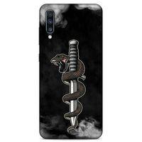 Lopard Samsung Galaxy A70s Uyumlu Kılıf Tattoo's (11) Tam Koruma Yılan Dövmesi