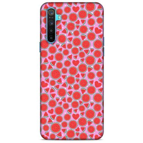 Realme 6i Uyumlu Kılıf Pembe Delisi (30) Silicone Case Karpuz