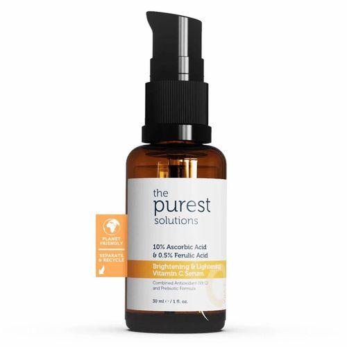 The Purest Solutions Brightening & Lightening Vitamin C Serum 10% Ascorbic Acid & 0,5% Ferulic Acid 30 ml