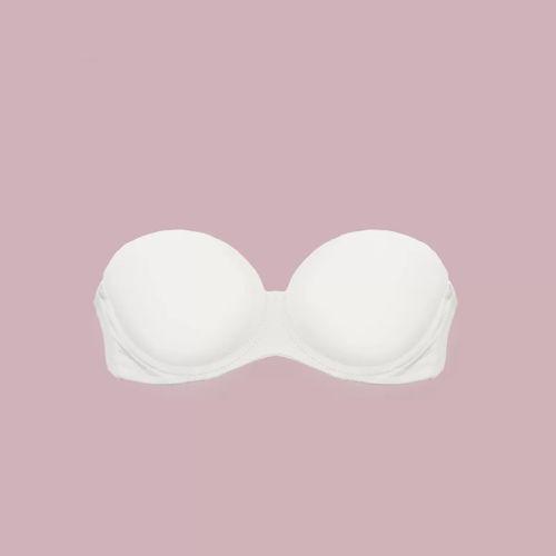 1590 Çift Dolgulu İki Beden Büyüten Straplez Sütyen
