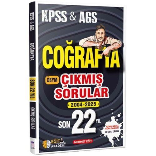 KPSS Coğrafya Son 22 Yıl Çıkmış Sorular Mehmet Eğit