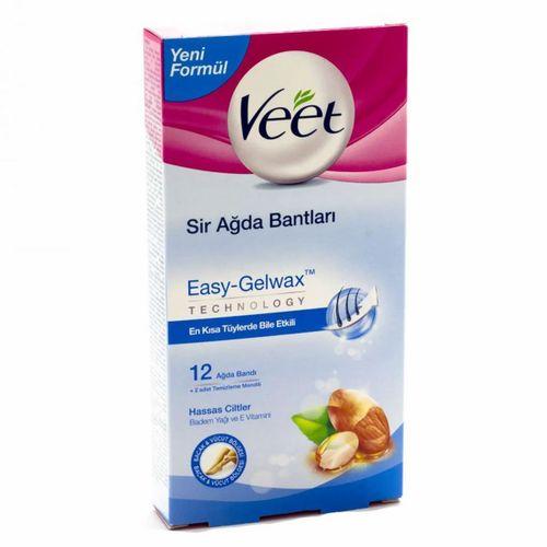 Veet Hassas Ciltler için Sir Ağda Bandı 12'li