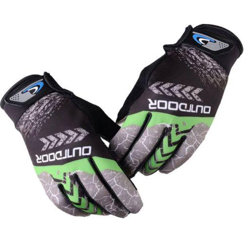 Eldiven Uzun Parmak Likralı Yeşil