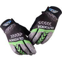 Eldiven Uzun Parmak Likralı Yeşil