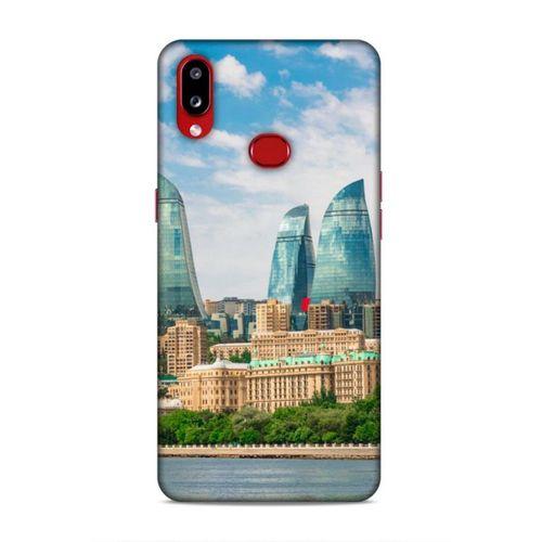 Samsung Galaxy A10s Uyumlu Kılıf Azarbaijan (4) Koruma Kılıfı Alev Kuleleri