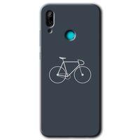 Huawei P smart 2019 Kılıf HD Desen Baskılı Arka Kapak - Bike