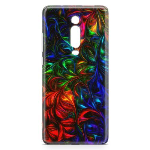 Xiaomi Redmi K20 Pro Kılıf Fractal Art Arka Kapak Koruma Desenli Full Koruyucu