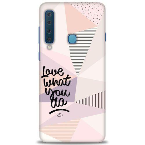 Samsung Galaxy A9 2018 Kılıf HD Baskılı Kılıf - What You Do + Tam Ekran Koruyucu