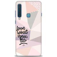 Samsung Galaxy A9 2018 Kılıf HD Baskılı Kılıf - What You Do + Tam Ekran Koruyucu