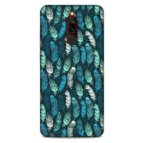 Xiaomi Redmi 8 Kılıf Desenli Özel Seri Tüyler (46) Core Armor Kılıf