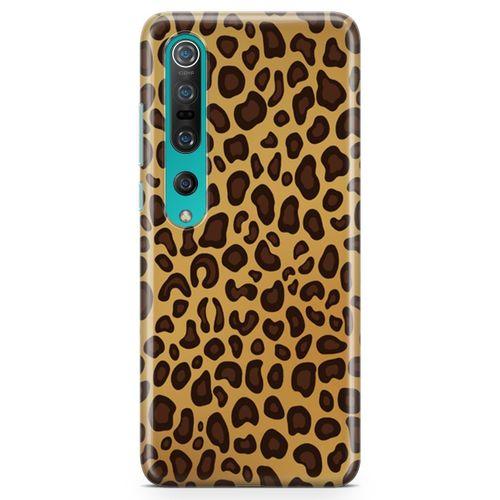 Xiaomi Mi 10 Kılıf Leopar Arka Kapak Koruma Desenli Full Koruyucu