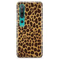 Xiaomi Mi 10 Kılıf Leopar Arka Kapak Koruma Desenli Full Koruyucu