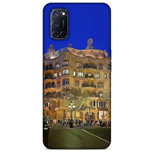 Oppo A52 Kılıf Dünya Mimarisi (28) Arka Kapak Casa Mila İspanya