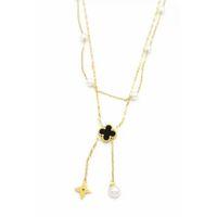 Vc Yonca Kolye - Altın