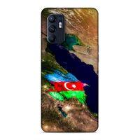 Oppo Reno 6 4G Uyumlu Kılıf Azarbaijan (1) Kılıfı Azerbaycan Harita
