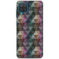 Lopard Samsung Galaxy A12 Uyumlu Kılıf Geometrix (25) Antişok Kapak