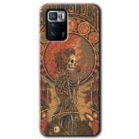 Poco x3 GT Kılıf Baskılı Kapak - İskelet Aşk + 5D Tam Kaplayan Cam