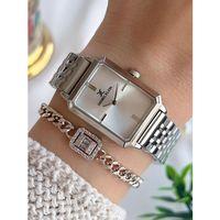 Daniel Klein Çelik Kordon 30 Metre Suya Dayanıklı Özel Tasarım Kadın Kol Saat+Bileklik VS.BLKT.0721