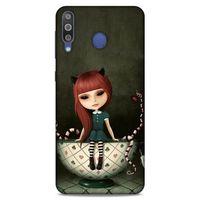 Lopard Samsung Galaxy M30 Uyumlu Kılıf Manipülasyon ☻ (41) Tank Kılıf Baskılı