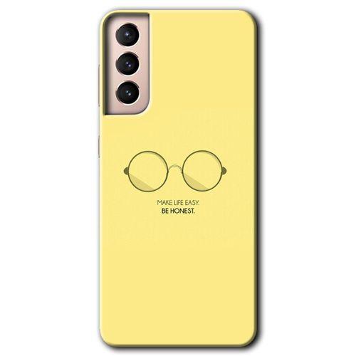 Potkal Hediye Fabrikası Samsung Galaxy S21 Plus Kılıf HD Desen Baskılı Arka Kapak - Be Honest