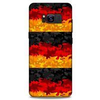 Samsung Galaxy S8 Kılıf Almanya (11) Tam Koruma Bayrak