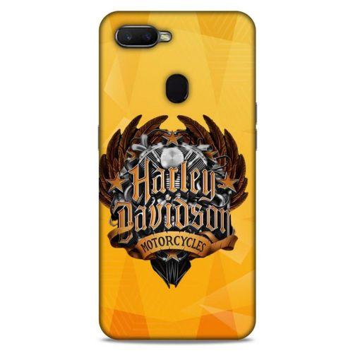 Oppo Ax7 Uyumlu Kılıf Motorsiklet (37) Silicone Cover Harley Davidson