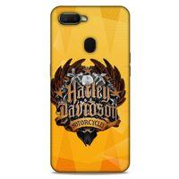 Oppo Ax7 Uyumlu Kılıf Motorsiklet (37) Silicone Cover Harley Davidson
