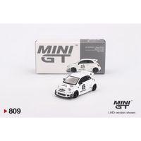 Mini GT LB-WORKS x Abas Works ABARTH 595 Gara White 809