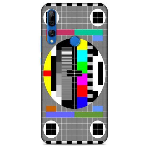 Retro (24) Desen Darbe Emici Kılıf Renkli Huawei Y9 Prime 2019 Kılıf