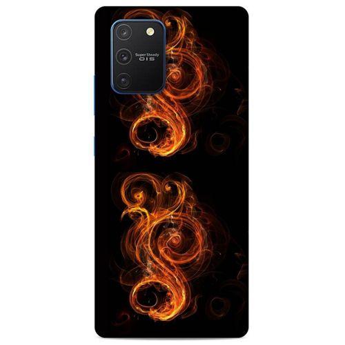 Lopard Samsung Galaxy S10 Lite Uyumlu Kılıf FireX (23) Ultra Koruma Kılıfı Ateşten Simge