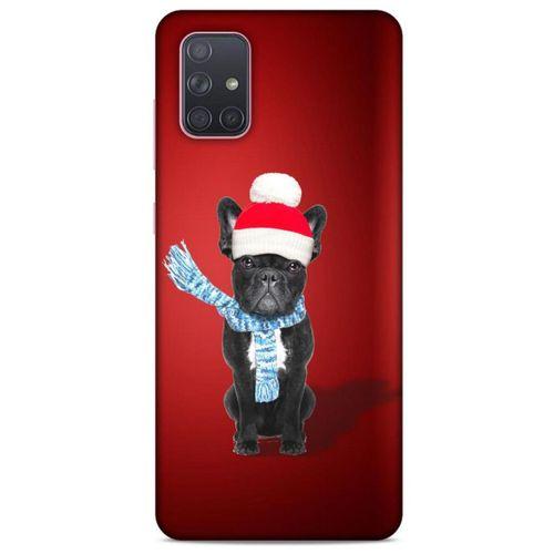 Samsung Galaxy A71 Kılıf Köpek Kıyafetleri (23) Ultra Koruma Kılıfı French Bulldog Bere