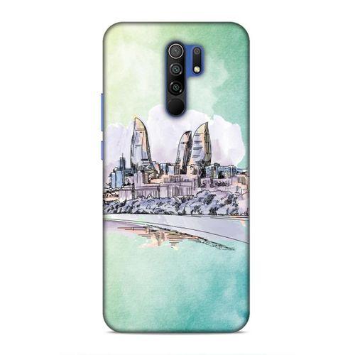 Xiaomi Redmi 9 Uyumlu Kılıf Azarbaijan (2) Kabı Baki Silüet