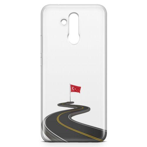 Huawei Mate 20 Lite Kılıf Türkiye Yolları Arka Kapak Koruma Desenli Full Koruyucu