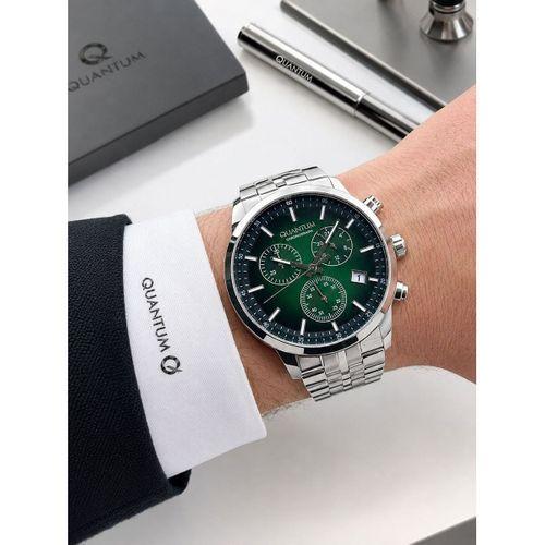 Quantum Sapphire Cam İtalyan Bileklikli 10 Atm Suya Dayanıklı 2 Yıl Garantili Erkek Kol Saati 1008YL