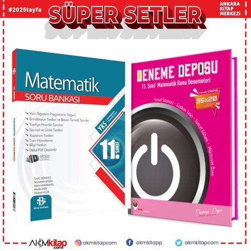 Bilgi Sarmal 11. Sınıf Matematik Soru Bankası ve Deneme Deposu Konu Denemeleri Seti 2 Kitap