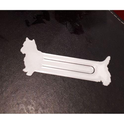 Westie Bookmark (veya Yorkie veya Scottie) - 5136576