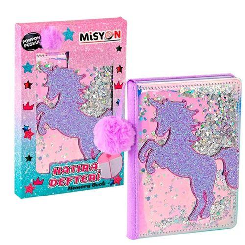 Misyon Unicorn Püsküllü Hatıra Defteri Msy-5637