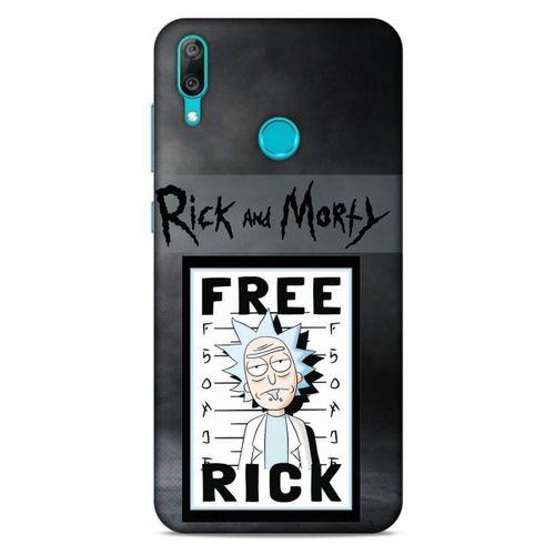 Huawei Y7 2019 Uyumlu Kılıf Rick And Morty (6) Silikon Kılıf Original Jerry