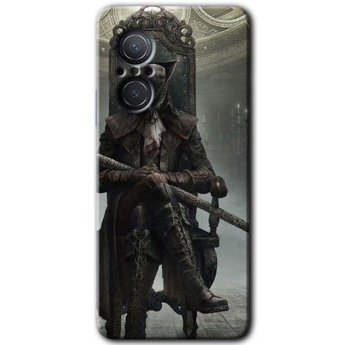 MRCİLETİSİM Huawei Nova 9 SE Kılıf HD Desen Baskılı Arka Kapak+Temperli Cam - Bloodborne Hunters