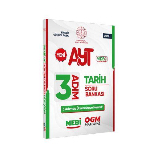 2027 AYT MEBİ-OGM 3 ADIM Tarih Soru Bankası RENKLİ A4 Boyut Video Çözümlü BASKI ÜCRETİ
